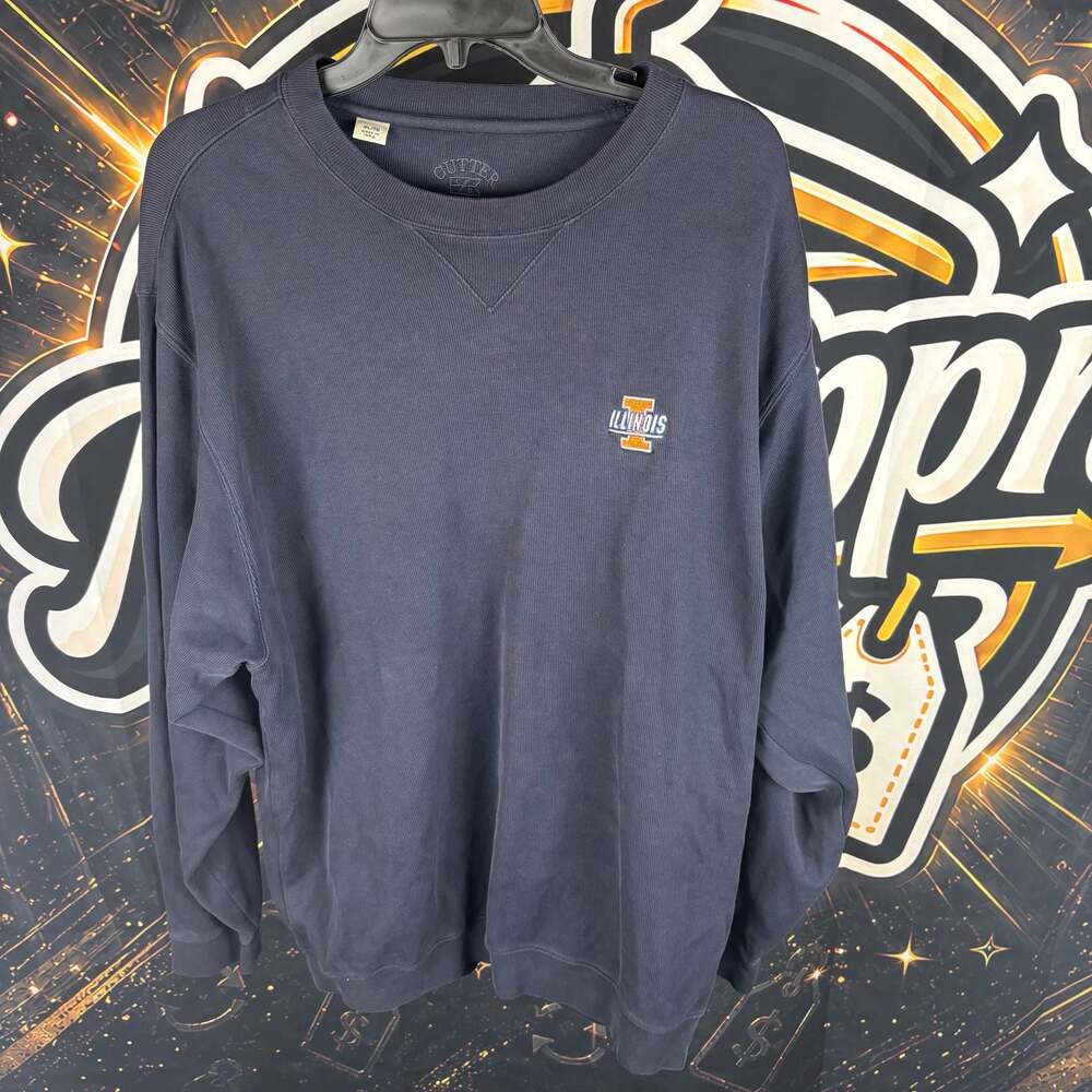 Cutter & Buck Illinois Illini Crew Neck Sweatshirt